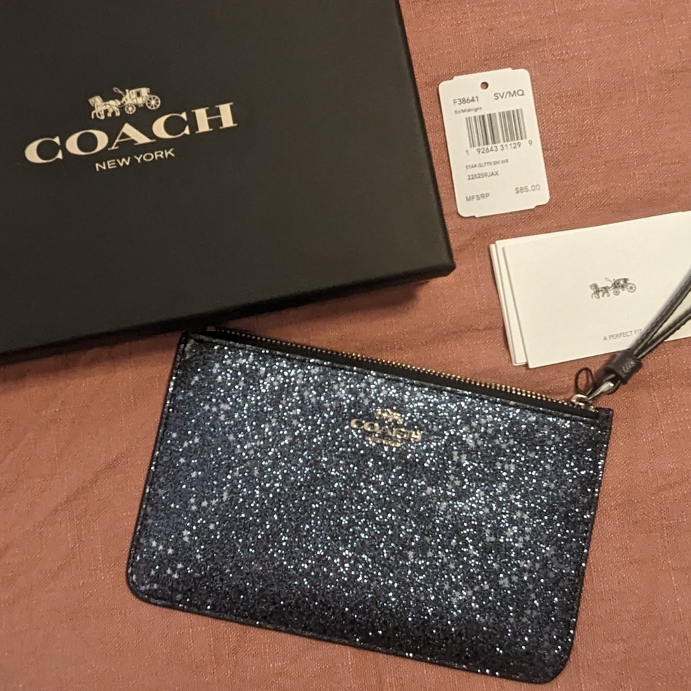 Glitter wristlet COACH
